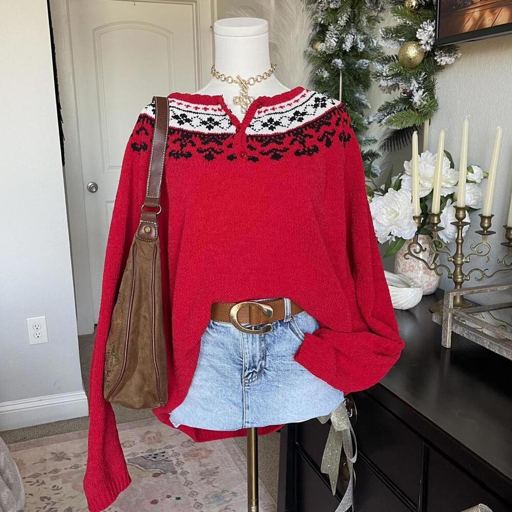 Y2K Chenille Sweater